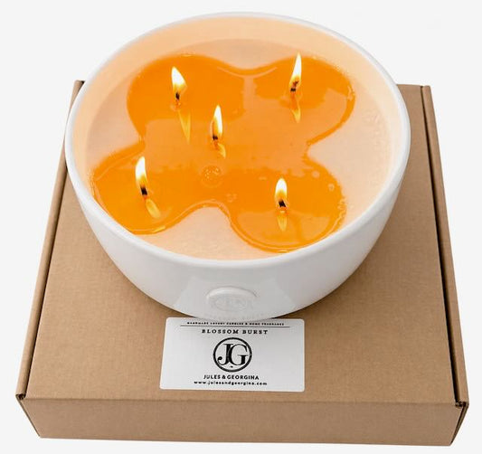 J&G Ceramic 5-wick candle