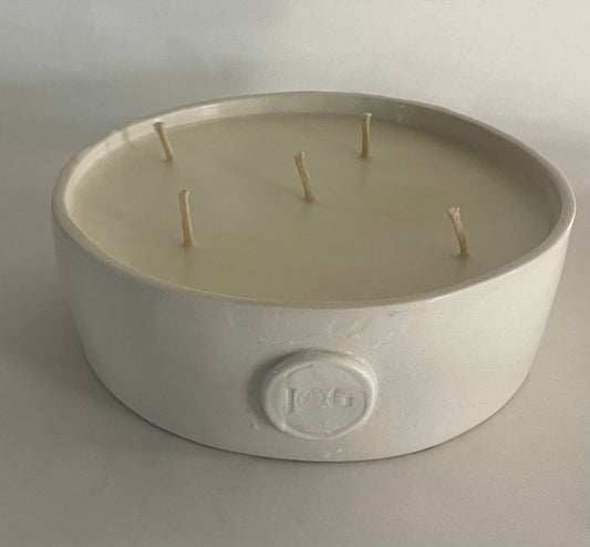 J&G Ceramic 5-wick candle