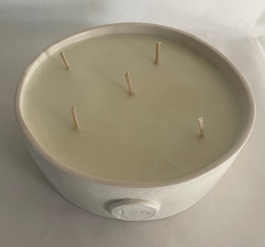 J&G Ceramic 5-wick candle