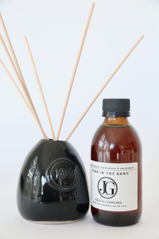 Oval black diffuser